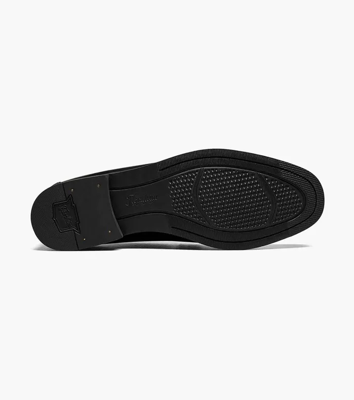 Berkley Flex Moc Toe Penny Loafer Black Smooth Men Florsheim Dress Shoes