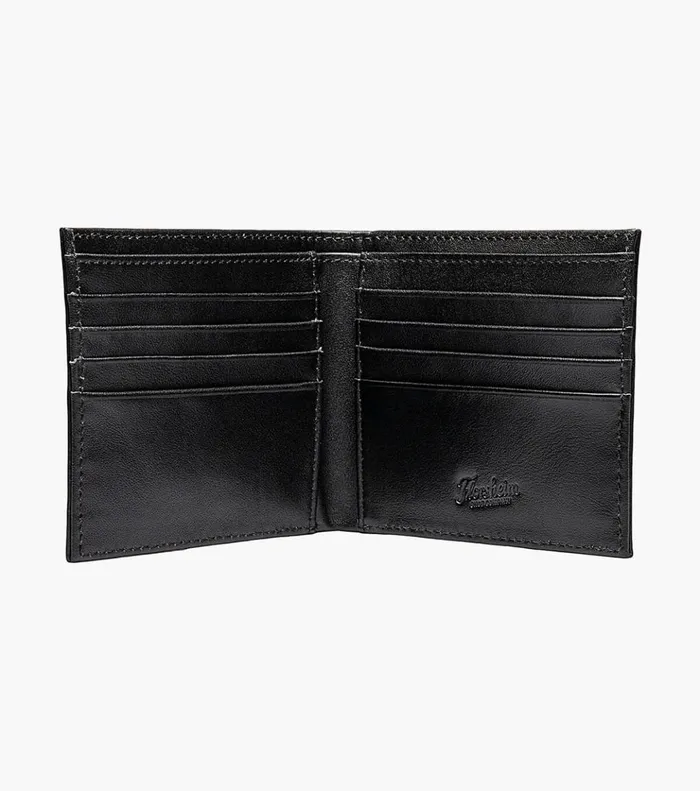 Bifold Wallet Black Black Men Florsheim Small Leather Goods