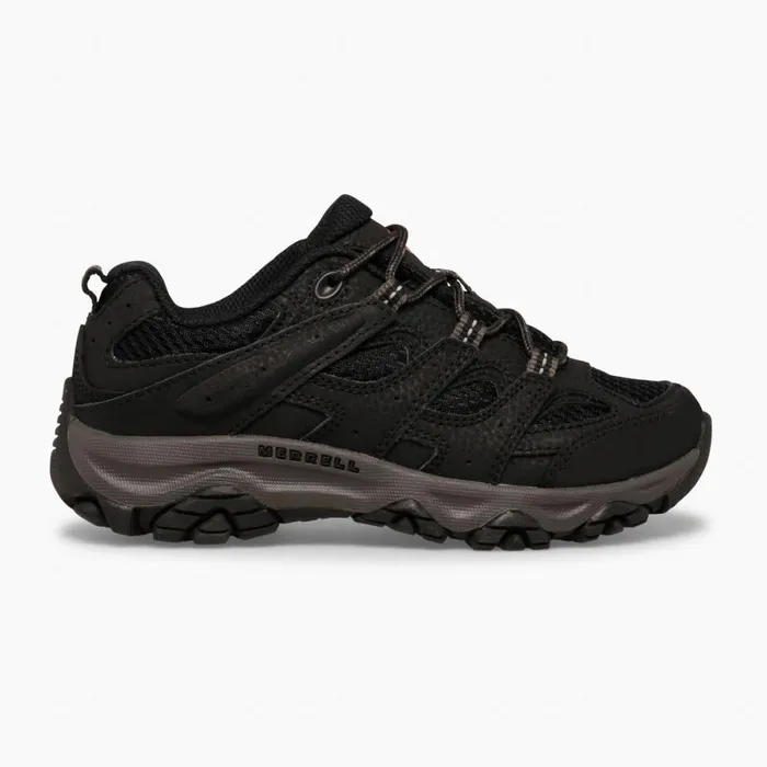 Big Moab 3 Low Lace Shoe Black Kids Merrell Boots
