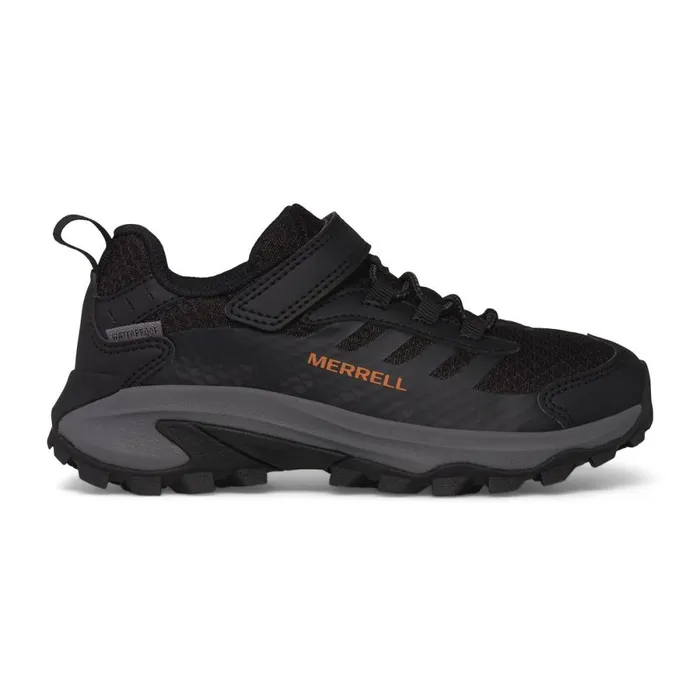 Big Moab Speed 2 Low AC Waterproof Black Kids Merrell Sneakers