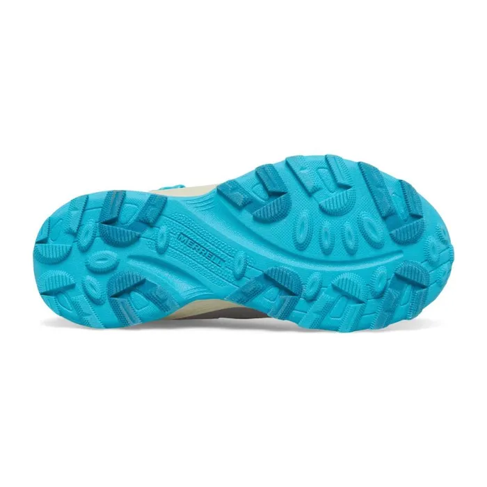 Big Moab Speed Low Ziptrek Waterproof Greyturquoiseberry Kids Merrell Sneakers