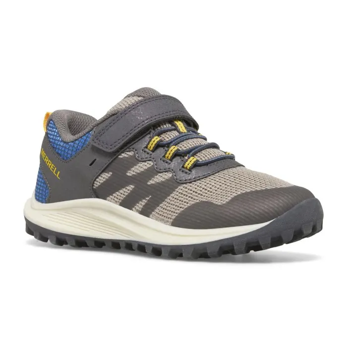 Big Nova 3 Sneaker Greybluegold Kids Merrell Sneakers