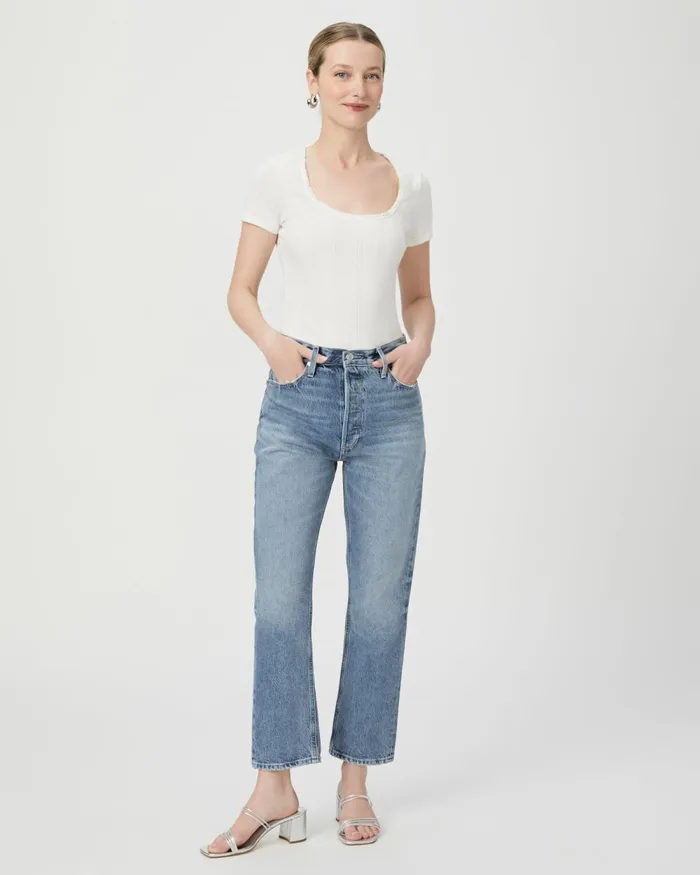Billy Crop Straight Jean 8211 Costar Women PAIGE Straight