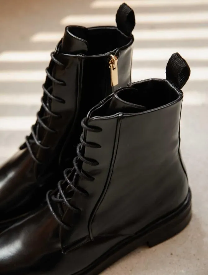 Bobbies Ankle Boots Women Danka Siyah Black