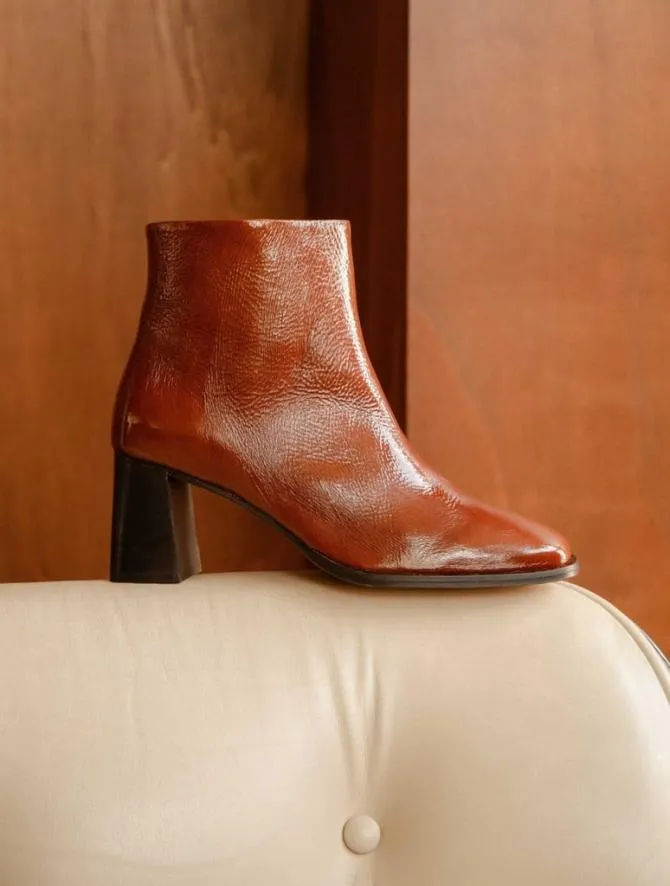 Bobbies Ankle Boots Women Esma Caramel