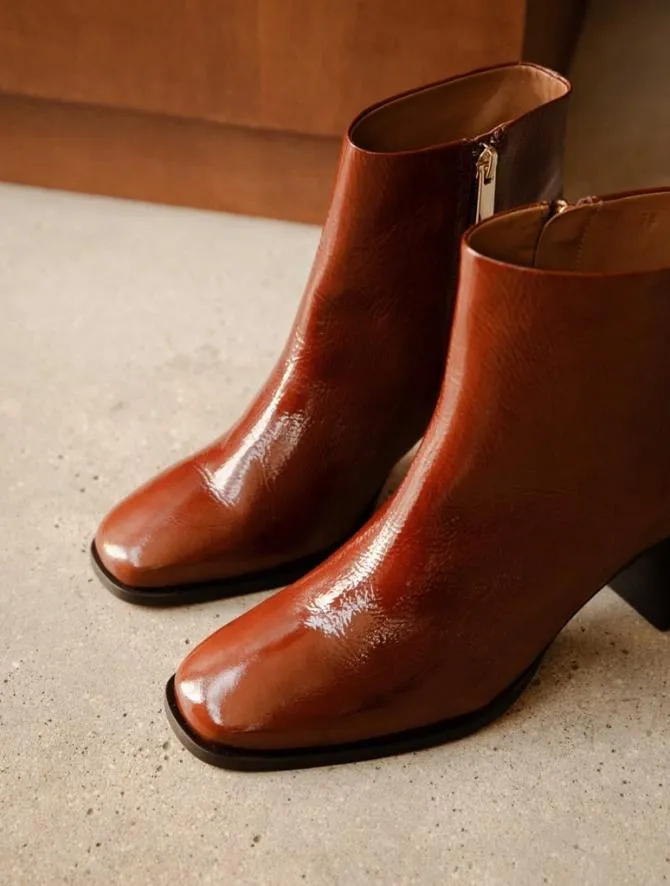 Bobbies Ankle Boots Women Esma Caramel