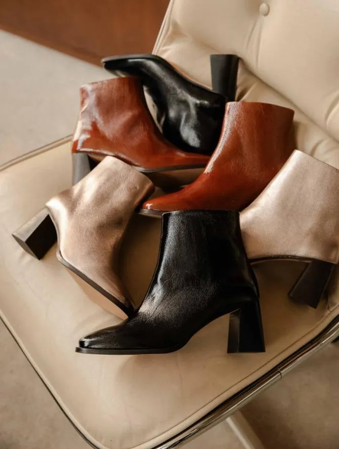 Bobbies Ankle Boots Women Esma Caramel