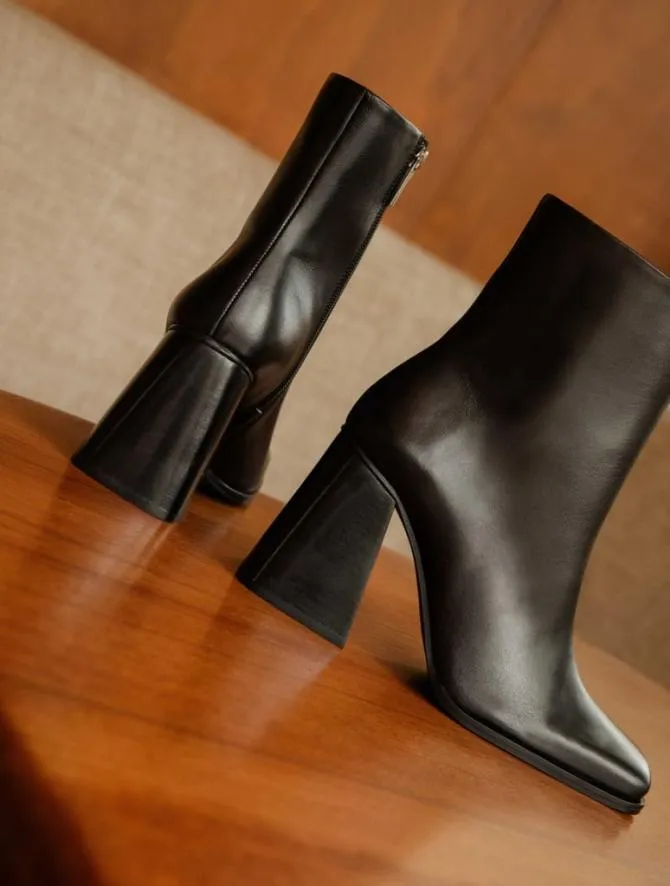 Bobbies Ankle Boots Women Wilma Passion Black