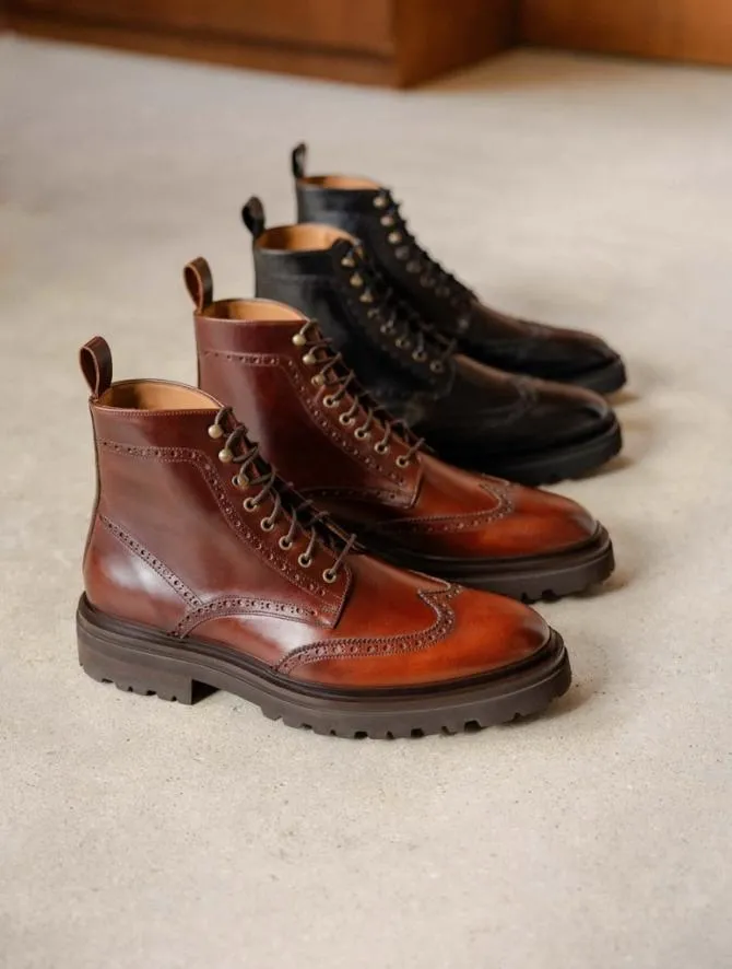 Bobbies Boots Men Leandro Coffee Liqueur
