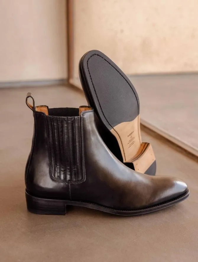 Bobbies Boots Men Russell Tuxedo Black