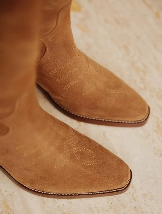 Bobbies Knee High Boots Women Gemma Squirrel