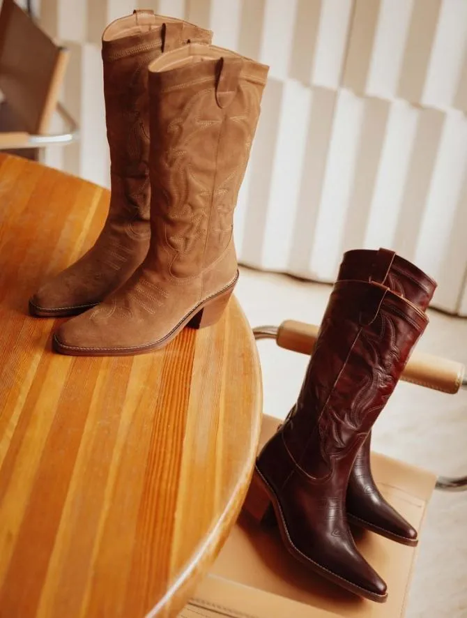 Bobbies Knee High Boots Women Gemma Squirrel