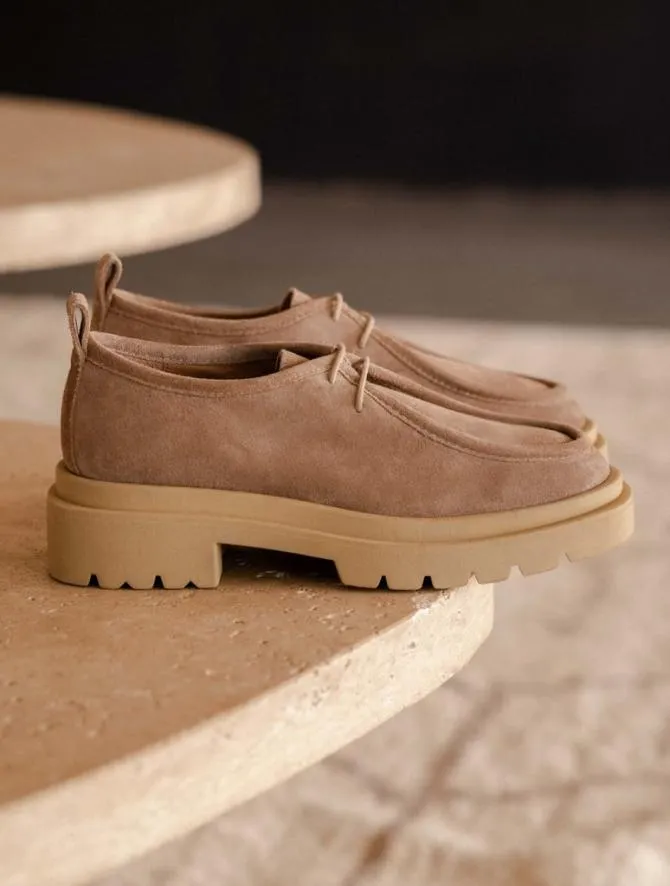 Bobbies Loafers and Derbies Women Noreen Mohair Taupe