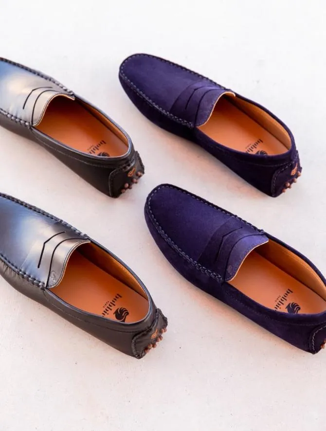 Bobbies Loafers Men Lewis Navy Blue Bobbies Loafers Men Lewis Navy Blue