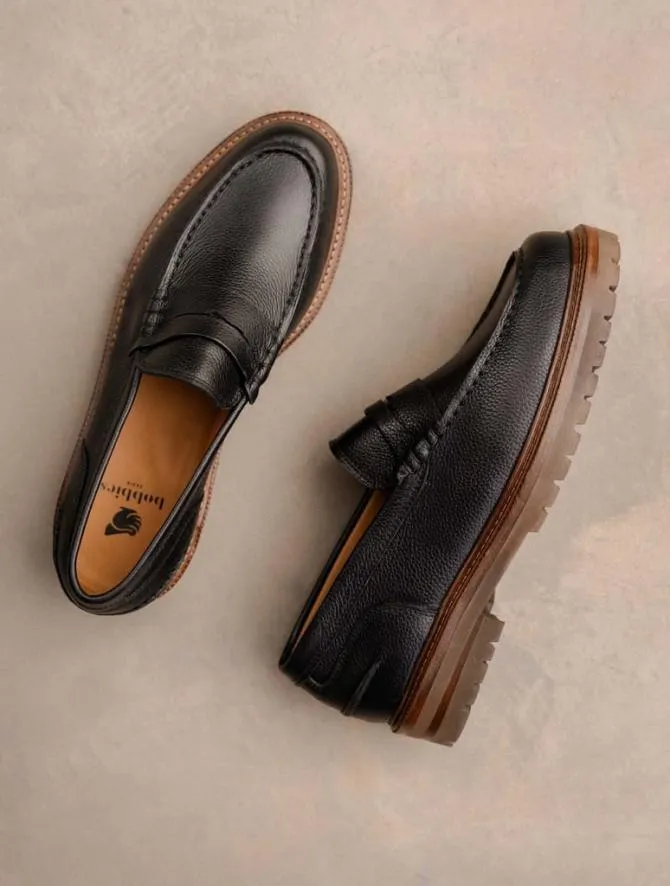 Bobbies Loafers Men Peyton Caviar
