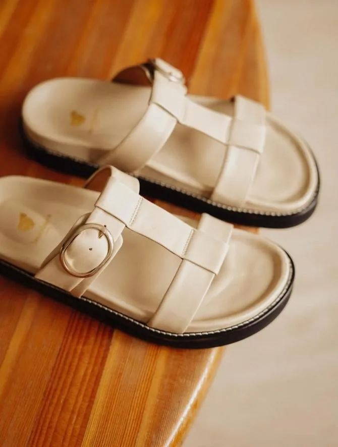 Bobbies Sandals and Mules Women Fajar Beige