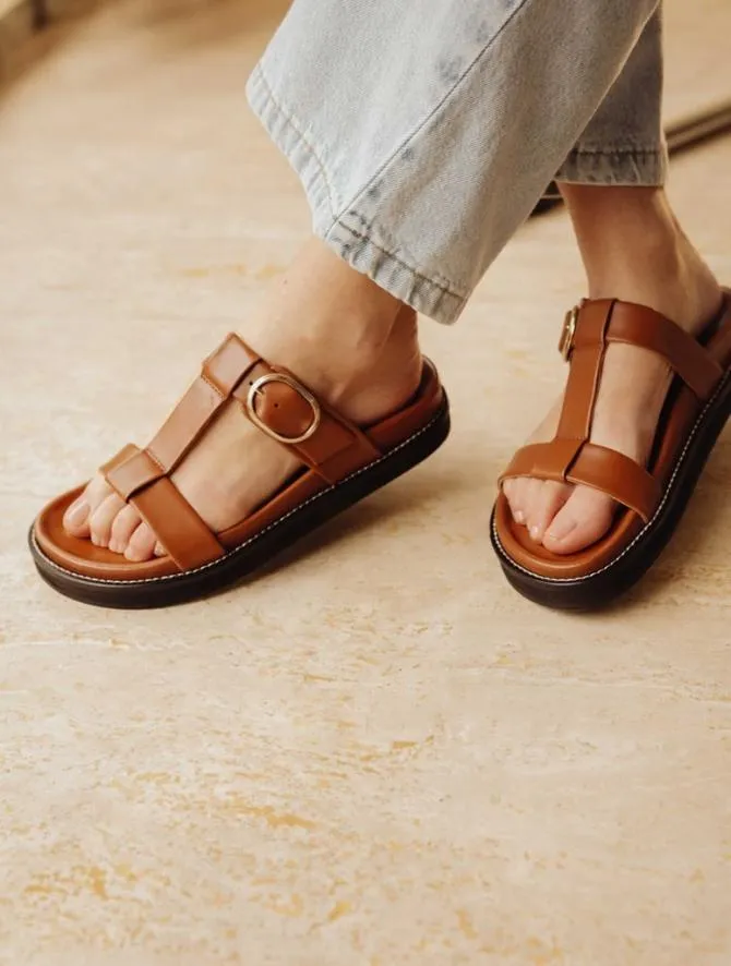 Bobbies Sandals and Mules Women Fajar Camel