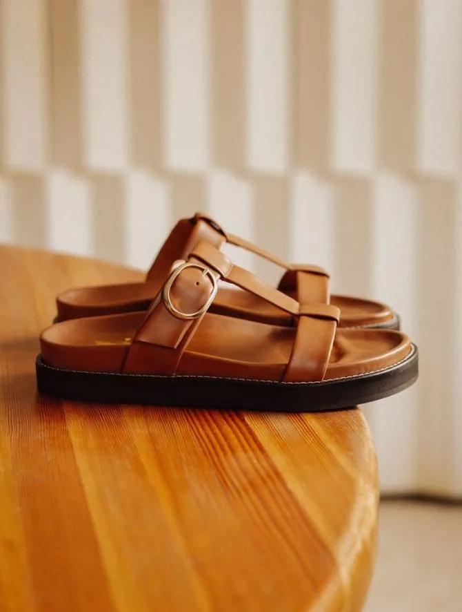 Bobbies Sandals and Mules Women Fajar Camel