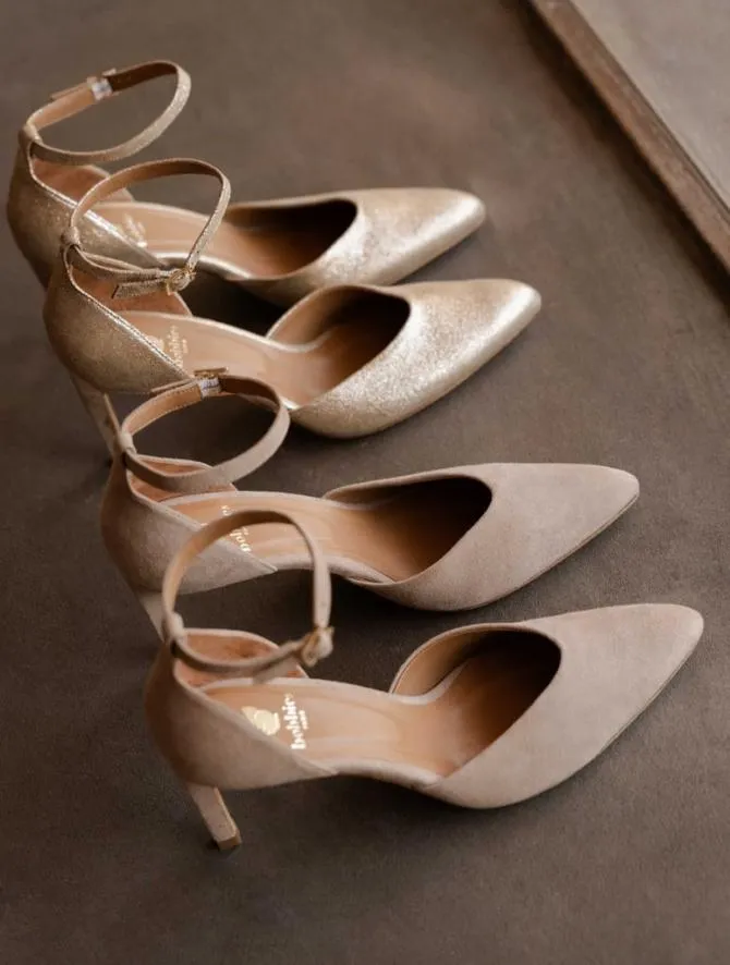 Bobbies Sandals and Mules Women Heather Iridescent Champagne
