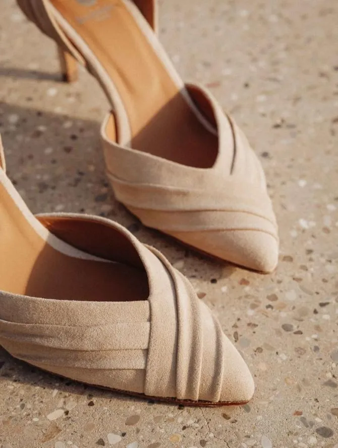 Bobbies Sandals and Mules Women Manel Milos Beige
