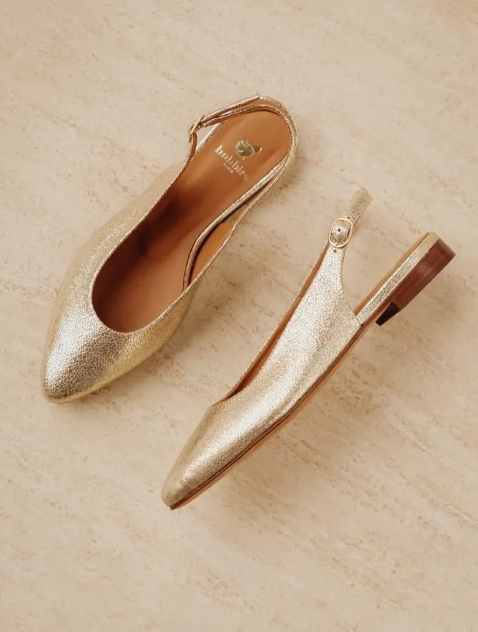 Bobbies Sandals and Mules Women Paige Champagne Gold