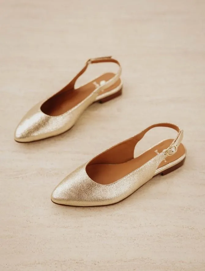 Bobbies Sandals and Mules Women Paige Champagne Gold