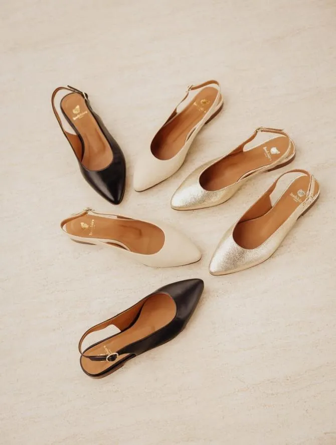 Bobbies Sandals and Mules Women Paige Champagne Gold