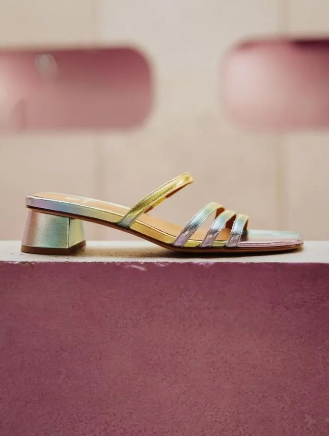 Bobbies Sandals and Mules Women Sonja Acid Rainbow
