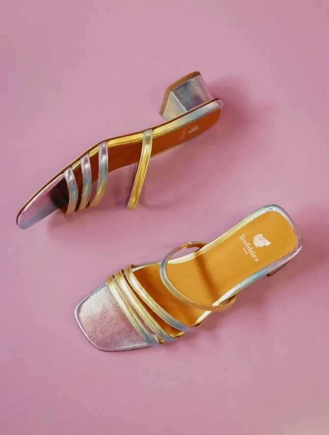 Bobbies Sandals and Mules Women Sonja Acid Rainbow