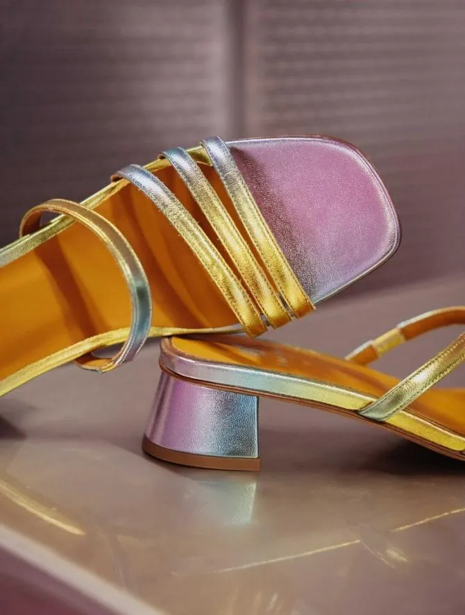 Bobbies Sandals and Mules Women Sonja Acid Rainbow