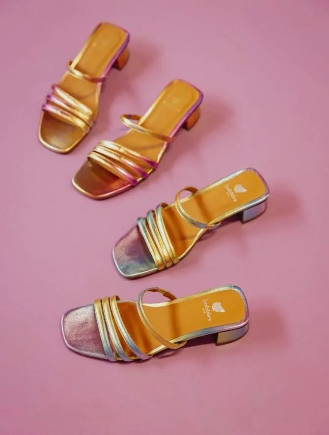 Bobbies Sandals and Mules Women Sonja Acid Rainbow