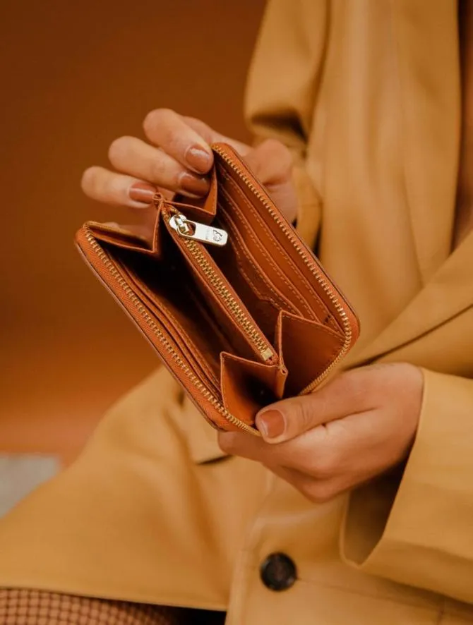 Bobbies Small Leather Goods Women Mabillon Amber Camel