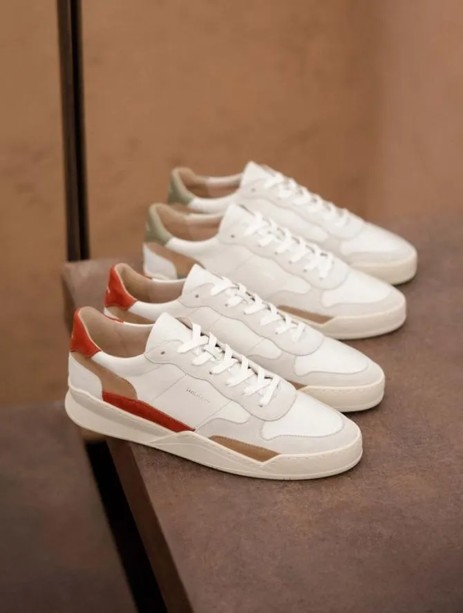 Bobbies Sneakers Men Malibu Off White 8211 Brick 8211 Antelope