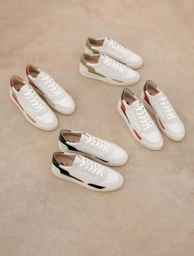 Bobbies Sneakers Men Malibu Off White and Black