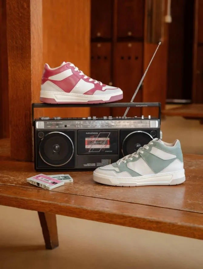 Bobbies Sneakers Women Alija Off White and Rosato