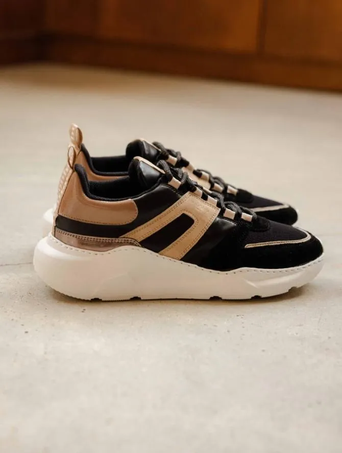 Bobbies Sneakers Women Byron Black Sand