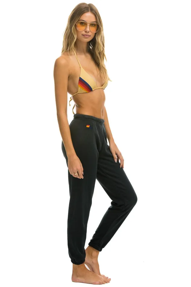 BOLT SWEATPANTS 8211 CHARCOAL Women Aviator Nation Sweatpants