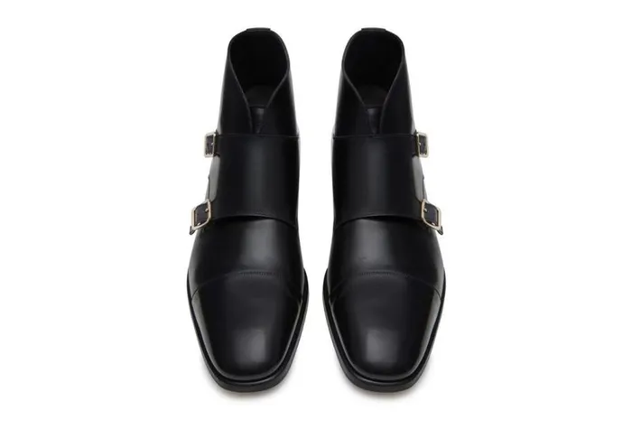 Boots Men TOM FORD ELKAN DOUBLE MONK STRAP BOOT Black Boots Men TOM FORD ELKAN DOUBLE MONK STRAP BOOT Black