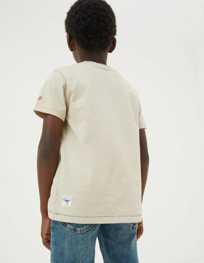 Boys TShirts and Polos FatFace Bike Sunset TShirt Natural