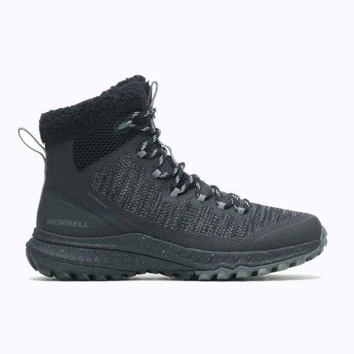 Bravada Knit Bluff Polar Waterproof Black Women Merrell Boots