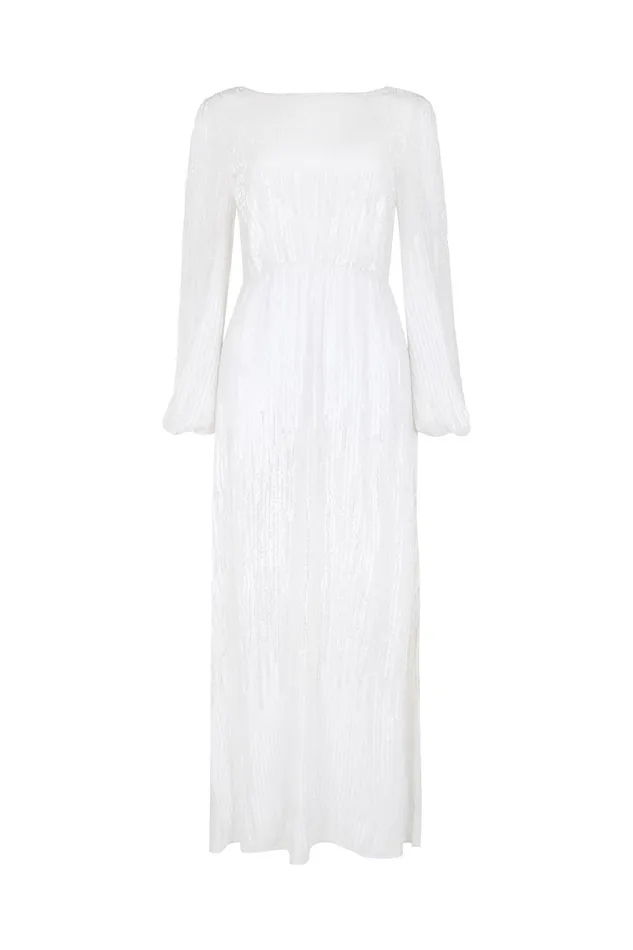 Bridal Party Women RIXO Coco Ivory Sequin