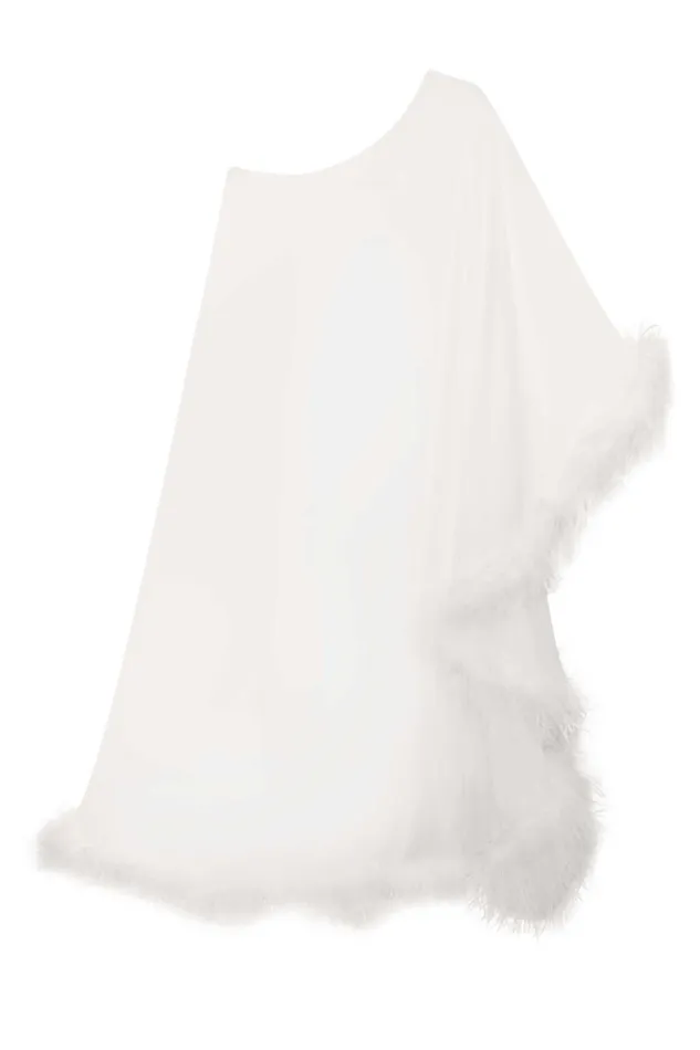 Bridal Women RIXO Liza Ivory Feathers Bridal Women RIXO Liza Ivory Feathers