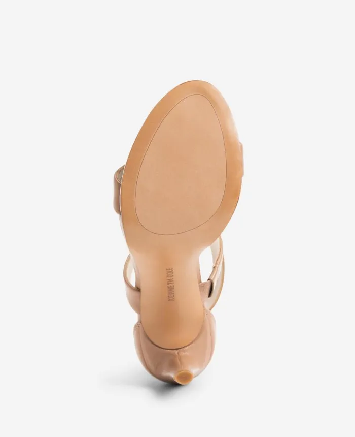 Brooke Cross Strap Heeled Sandal Latte Women Kenneth Cole Pumps and Heels Brooke Cross Strap Heeled Sandal Latte Women Kenneth Cole Pumps and Heels