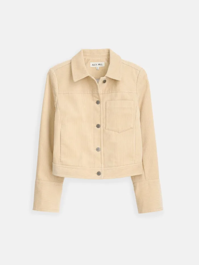 Camden Jacket In Corduroy Light Bone Women Alex Mill Set Dressing