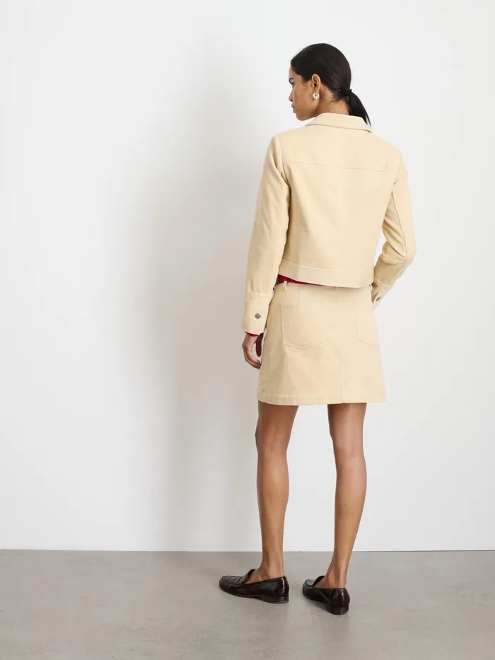 Camden Jacket In Corduroy Light Bone Women Alex Mill Set Dressing