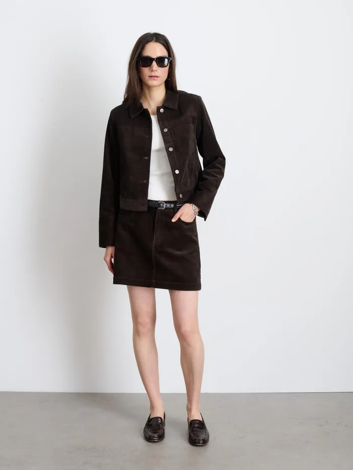 Camden Skirt In Corduroy Chocolate Women Alex Mill Set Dressing