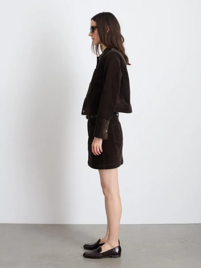 Camden Skirt In Corduroy Chocolate Women Alex Mill Set Dressing