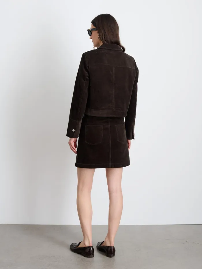 Camden Skirt In Corduroy Chocolate Women Alex Mill Set Dressing