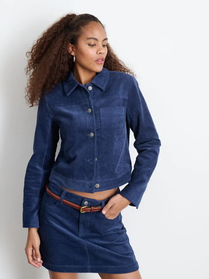 Camden Skirt In Corduroy Dusty Blue Women Alex Mill Set Dressing