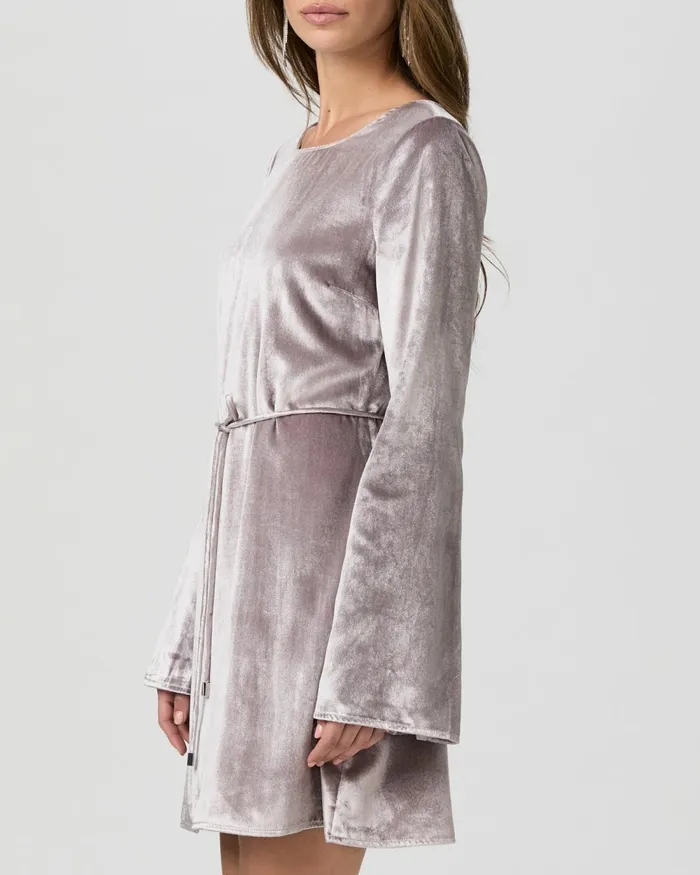 Carmelyn Dress 8211 Pewter Velvet Women PAIGE Dresses Carmelyn Dress 8211 Pewter Velvet Women PAIGE Dresses
